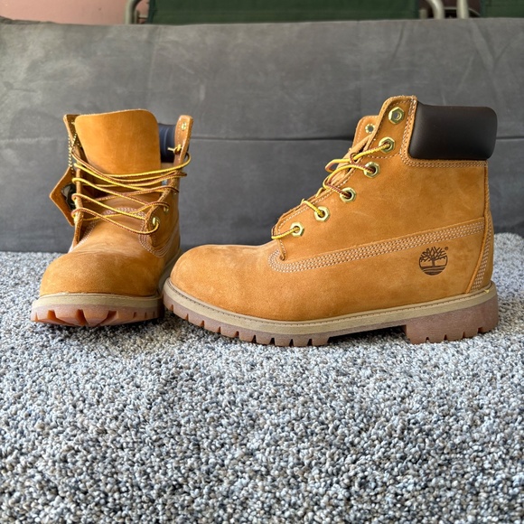Timberland  premium waterproof boots nubuck wheat winter - Picture 5 of 7